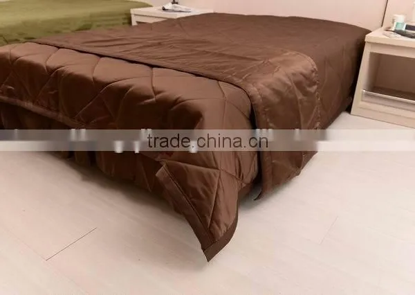 Quilted Hotel Bed Runner,Micro Suede Bed Scarves