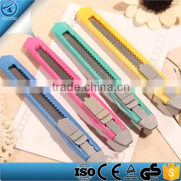 Free Sample Plastic Box Cutter Safety Knife Office,Portable Mental Art Knife Factory,Utility Cutter Safety Knife Tool for Office
