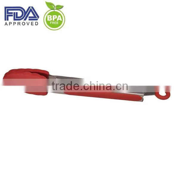 Kitchen Silicone Food Tongs/ Function of Food Tongs With Stainless Steel Handle