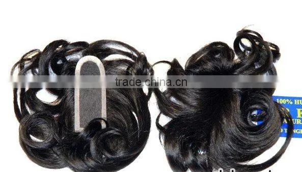 women / Men Closures - Human hair Weave Closure- hand Made
