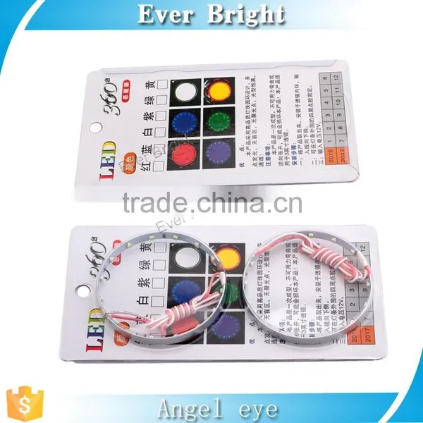 New Product Colorful Led Devil Eyes Angel Light 12V Evil Eye for 3''inch Car Projector Lens photo-2
