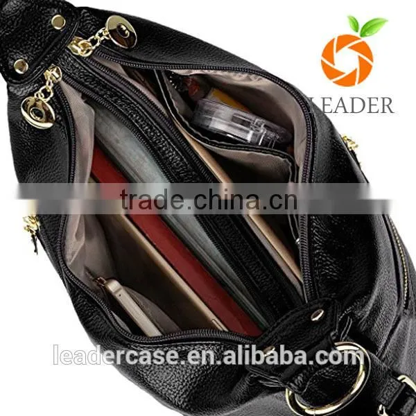 Multi Purpose Leisure Style Practical pu Handbag photo-4