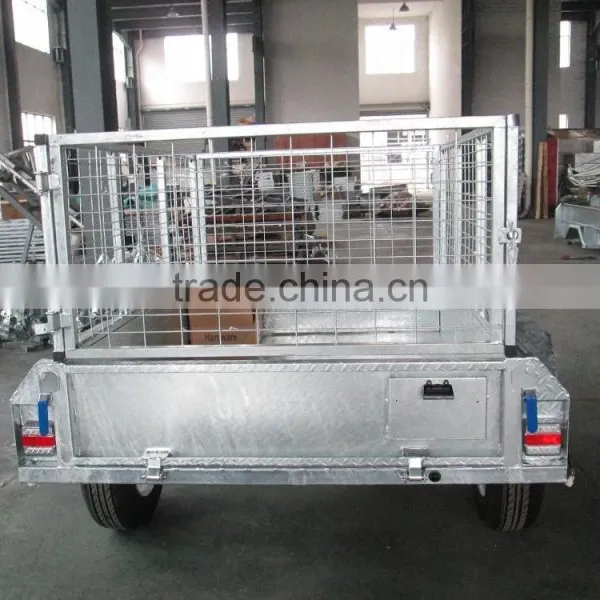 6x4 Fully Weld Galvanized Box Trailer With Cage photo-3
