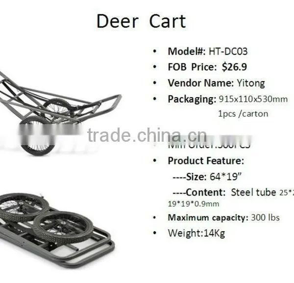 Deer Cart for Hunting /500 lb Capacity Game Cart by Kill Shot photo-2