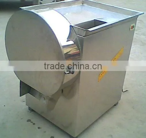Potato slicing machine availabe for various of solid vegetable processing