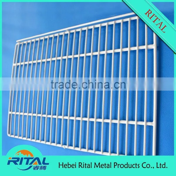 Powder Coated / White PE Coated metal wire Refrigerators shelf