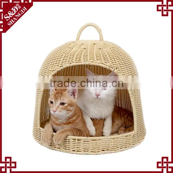 S&D Pet Accessories Handmade Lovely Sofa Shaped Rattan Dog Bed Pet Bed photo-4