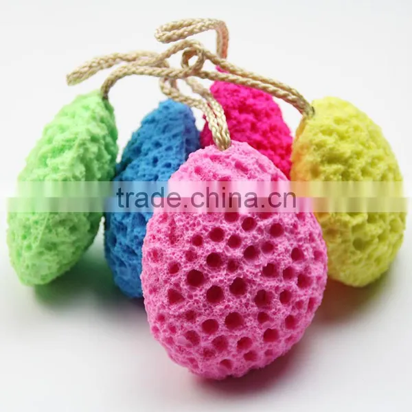 Red Bath Sponge Exfoliating Body Sponge Scrubbing Tools photo-2