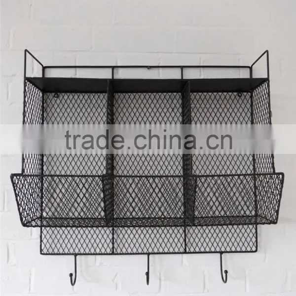 Bathroom/Kitchen Metal Wire Wall Rack Shelving Display Shelf photo-3