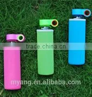 Promotional High Borosilicate BPA Free Heat-Resistant Sports Glass Water Bottle With Bottle Bag BPA FREE Customerized photo-2