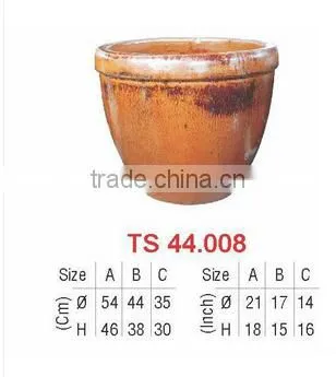 Vietnam Outdoor Ceramic Clay Flower Pottery Pots Planters