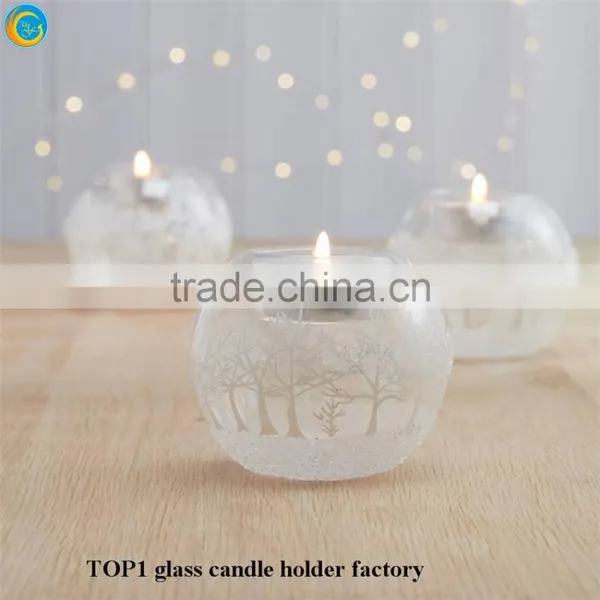 Snow Tree Crystal Votive Candle Holder photo-4