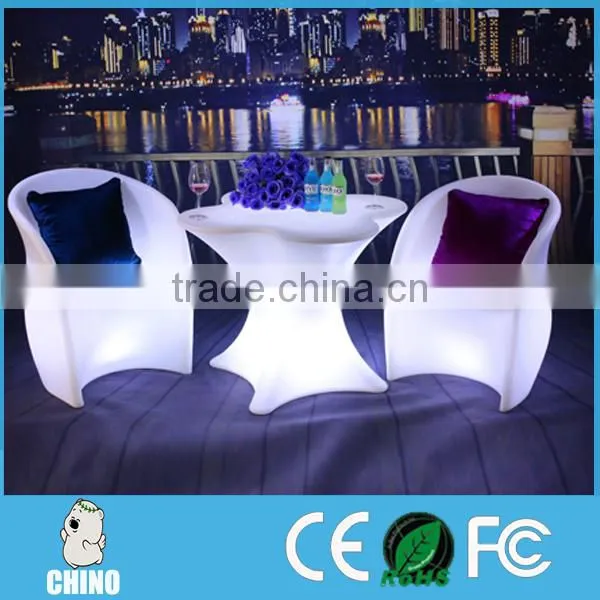 Hot Selling Nightclub LED Bar Table Furniture LED Table With Chair photo-4