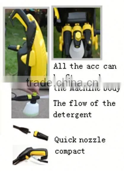 152644 1200W 85bar 6 Accessories 4.5L/Min Rated Flow High Pressure Washer Brush Motor photo-6