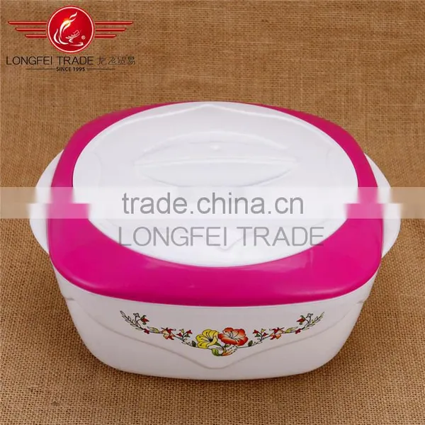 Household 3pcs Plastic Casing /stainless Steel Heat Preservation Lunch Box/ Food Warmer photo-3