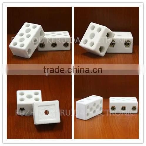 Factory! 3 Way Ceramic Terminal Block/porcelain Wire Connectors/terminal Connector Block photo-5
