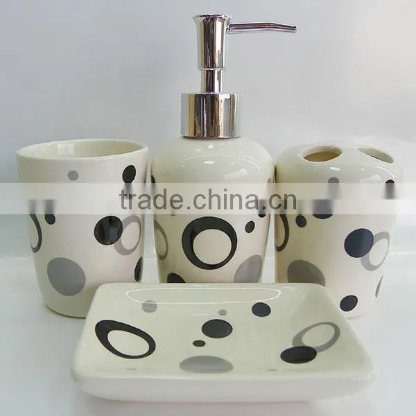 Wholesale Yellow Bathroom Accessories Set photo-3