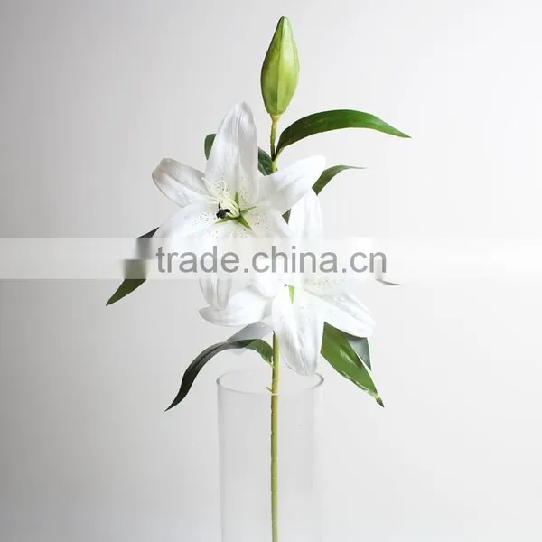 Best Quality Artificial Lily Flowers Decorative Lily Flowers for Decoration photo-2