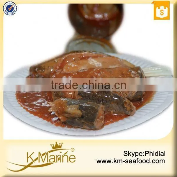 New Processing Easy Open End Wholesale Canned Mackerel in Tomato Sauce photo-4