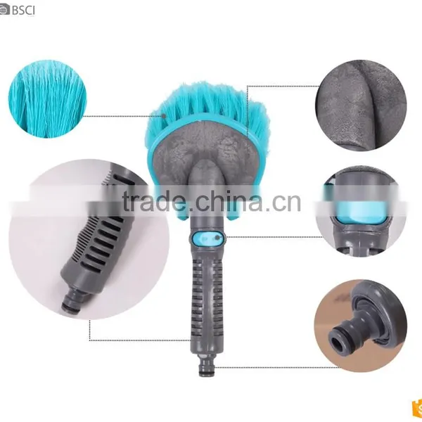 Water Flow Through Car Alloy Wheel Cleaning Brush photo-3