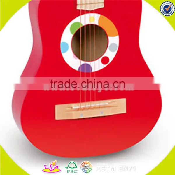 Wholesale Kids Wooden Guitar Toy High Quality Baby Wooden Guitar Toy Cheap Children Wooden Guitar Toy W07H037 photo-6