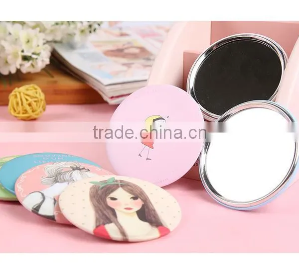 Tinplate Cosmetic Mirror/pocket Mirror/Macao Mirror photo-2