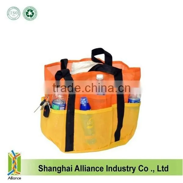Family Travel Stylish Beach Mesh Tote Bag photo-2