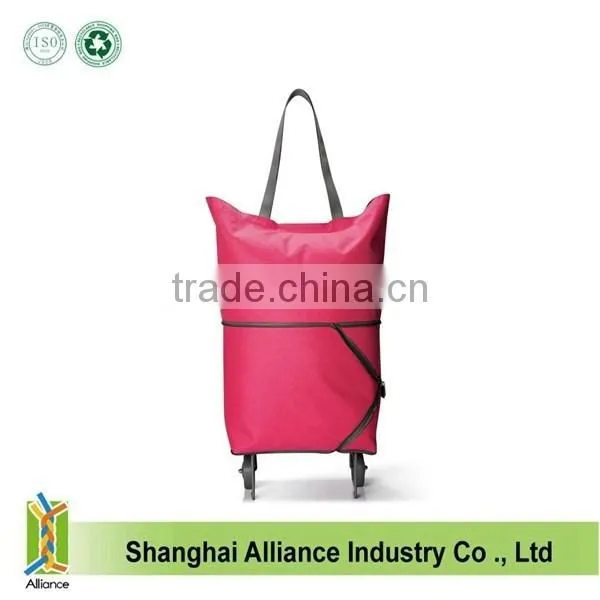 Wheeled Folding Grocery Shopping Trolley Bag photo-2