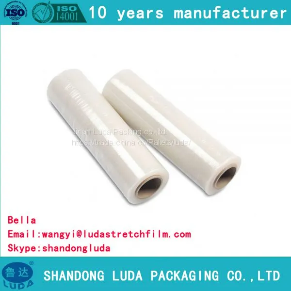 Factory Wholesale Anti Tear Transparent LLDPE Plastic Protective Stretch Wrap Film Roll photo-4