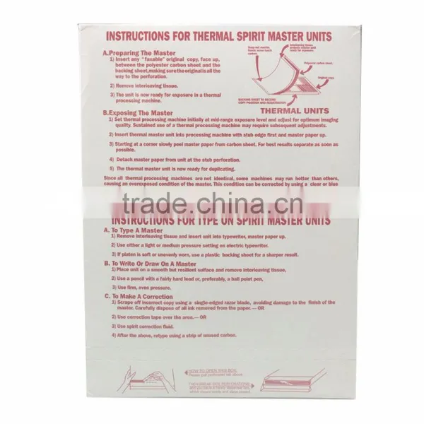 100 Sheets Tattoo Supply Carbon Thermal Stencil Transfer Paper 8.5" x 11" photo-2
