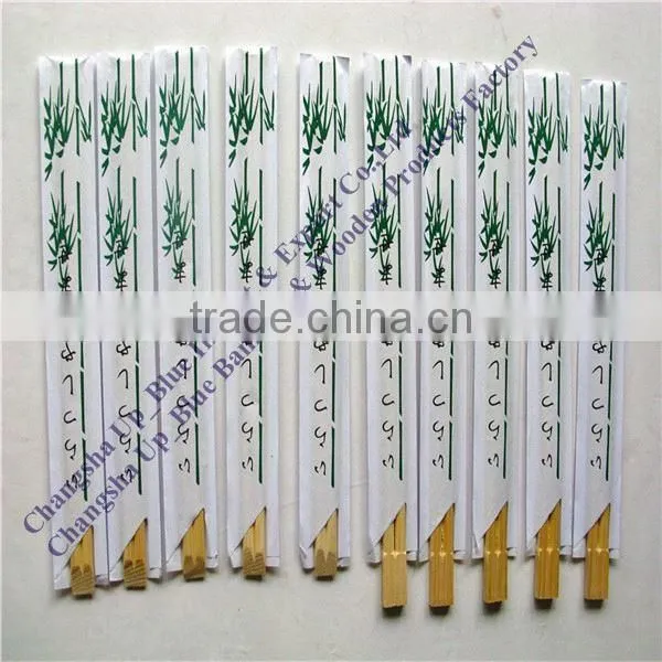 2014 Professional Natural Color Twins Chopsticks Products With Paper Sleeve