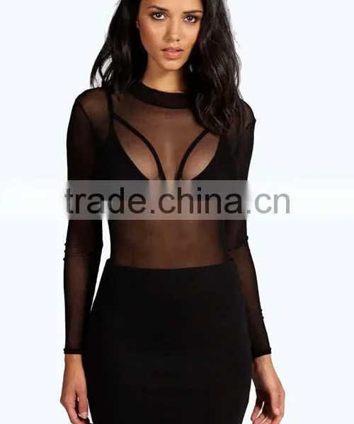 OEM Wholeasle Sexy Black Hot Sale Breathable Ladies Slimming Body Shapers Women Bodysuit photo-3