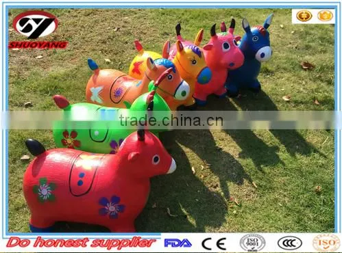 Big Jumping Horse Inflatable Toys PVC Animal photo-3