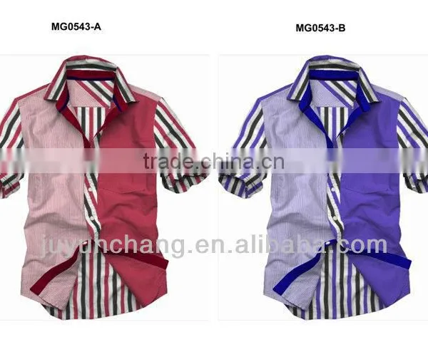 Formal Plaid Check Shirt Men Design Made in China photo-6