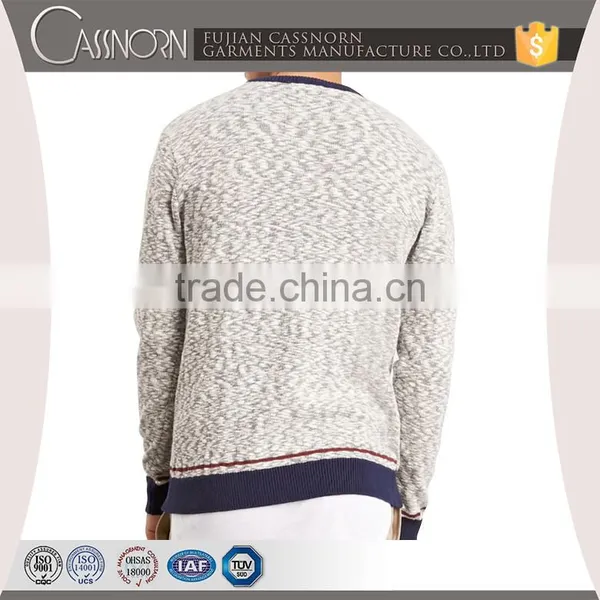 Good Quality Winter Cheap Price Men Plain Sweaters photo-2