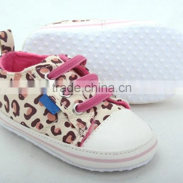 New Famous Brand First Walkers Baby Shoes Newborn Leopard Print Canvas Infant Shoes photo-2