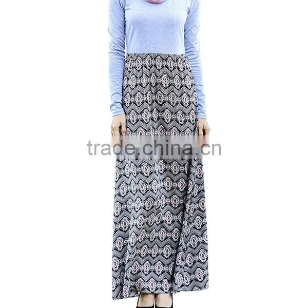 Modest Muslim Islamic Clothing Long Sleeve Hijab Dresses for Women photo-5