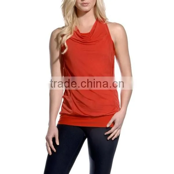Double Layer Yoga Tank Top With A Loose And Breathable Mesh Overlay photo-2
