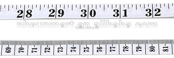 Environmental Multifunctional Plastic PVC Plastic White Customized Fitness Measuring Tape for Promotion photo-4