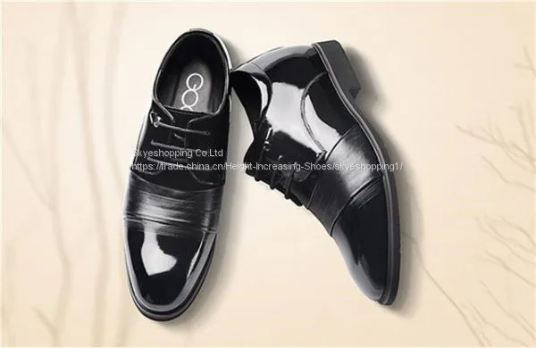 Mens Height Increasing Elevator Shoes for Wedding Formal Dress photo-2