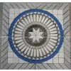 Marble Mix Glass Medallion & Pattern