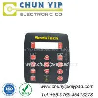 Control Panel Membrane Keypad With Window Display
