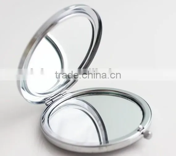 Cosmetic Mirror 2014 for Girl,Modern Design Folding Mirror,Lady's Beauty Pocket Mirror With Two Covers,Double Side Makeup Mirror photo-3