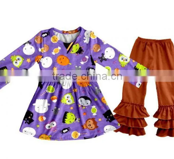 Autumn Children`s Boutique Outfits Bulk Girl Winter Clothing Sets Baby Girl Upcoming Fall Clothes Costumers Halloween Clothing photo-3