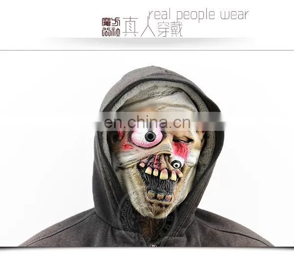 Latex Movie Mummy Horror Mask photo-5