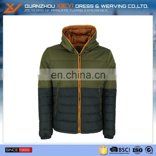 Outdoor Sport Man Winter Jacket Wear and Gentleman Padding Jacket With Hood