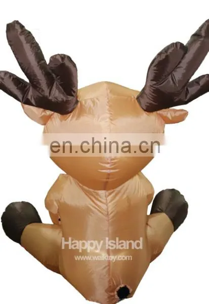 HI Inflatable Indoor Christmas Decorations Sitting Reindeer photo-2