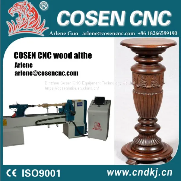COSEN CNC Wood Turning Lathe Machine for Stari Case, Legs, Railings photo-3