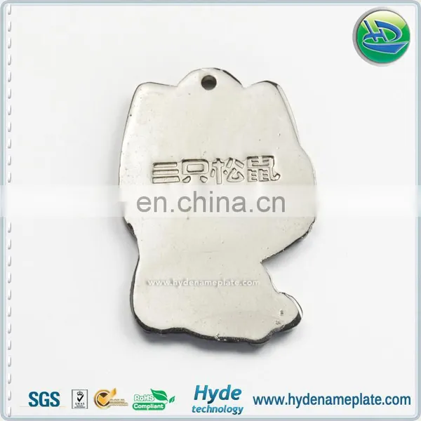 Metal Logo Badge Zinc Alloy Logo Nameplate for Decoration photo-2