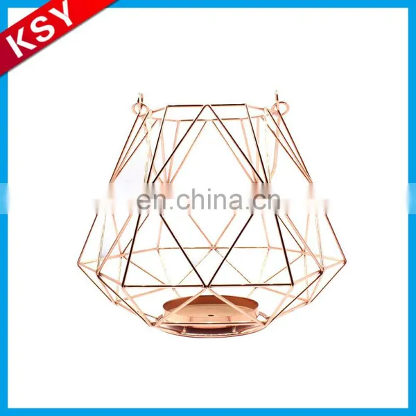 Latest New Design Volume Produce Garden Colorful Metal Lantern Star Shaped Candle Holders photo-2